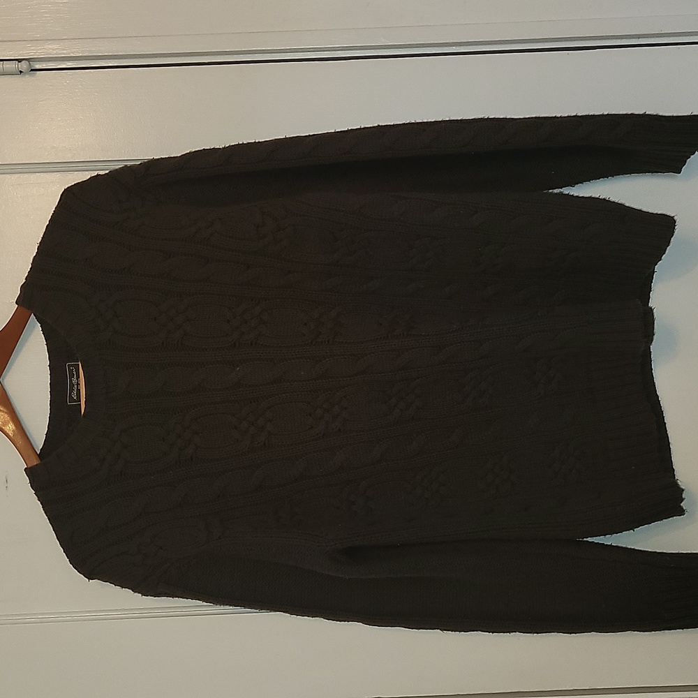 Eddie Bauer Vintage wool/Cashmere cable knit sweater